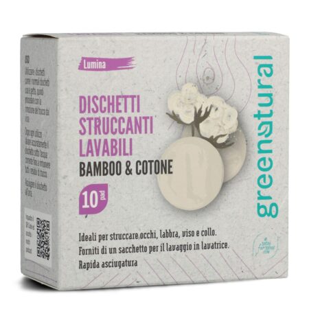 Dischetti struccanti lavabili in Bamboo e Cotone - Cofanetto da 10 pz